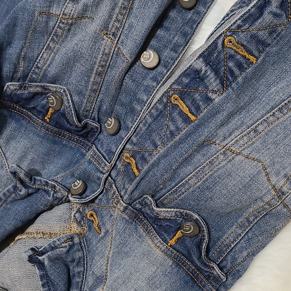 Cato Jean Jacket w/ Front Button Pockets - Picture 6 of 6